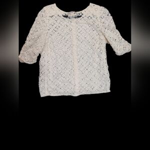Two Of Us Lace 100% Cotton Women's Blouse